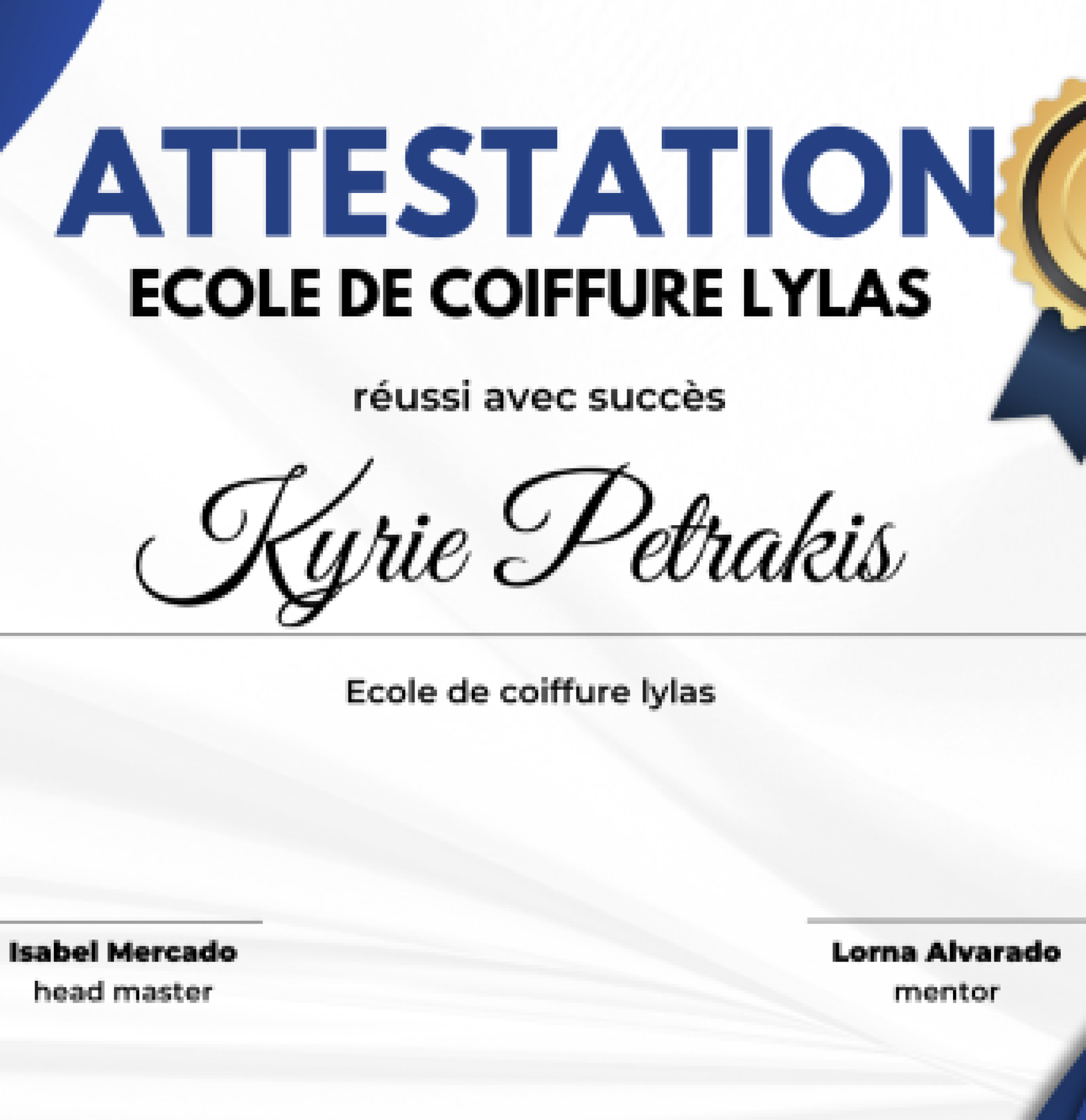 DIPLOME DE COIFFURE RECONNU ECOLE DE COIFFURE LYLAS DIPLOME DE COIFFURE RECONNU ECOLE DE COIFFURE LYLAS